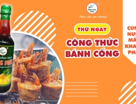 Thử Ngay Công Thức Bánh Cống Cùng Nước Mắm Khang Phát