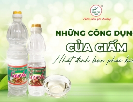 Những Công Dụng Của Giấm Nhất Định Bạn Phải Biết