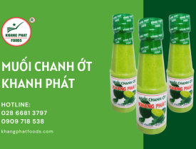 Điều gì đã làm nên vị ngon đặc biệt của muối chanh ớt Khang Phát?