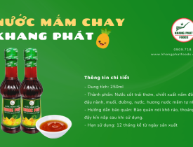 Những món ăn ngon với gia vị nước mắm chay Khang Phát