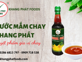 Nước mắm chay Khang Phát - Tuyệt phẩm gia vị chay