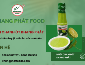 Xuýt xoa cùng muối chanh ớt Khang Phát - gia vị chấm tuyệt vời cho các món ăn