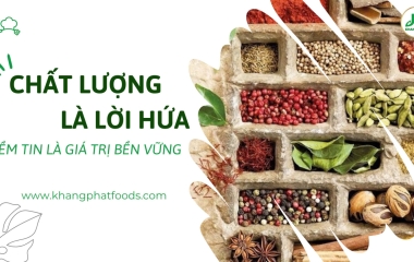 Cam kết thương hiệu: Chất lượng là lời hứa – Niềm tin là giá trị bền vững